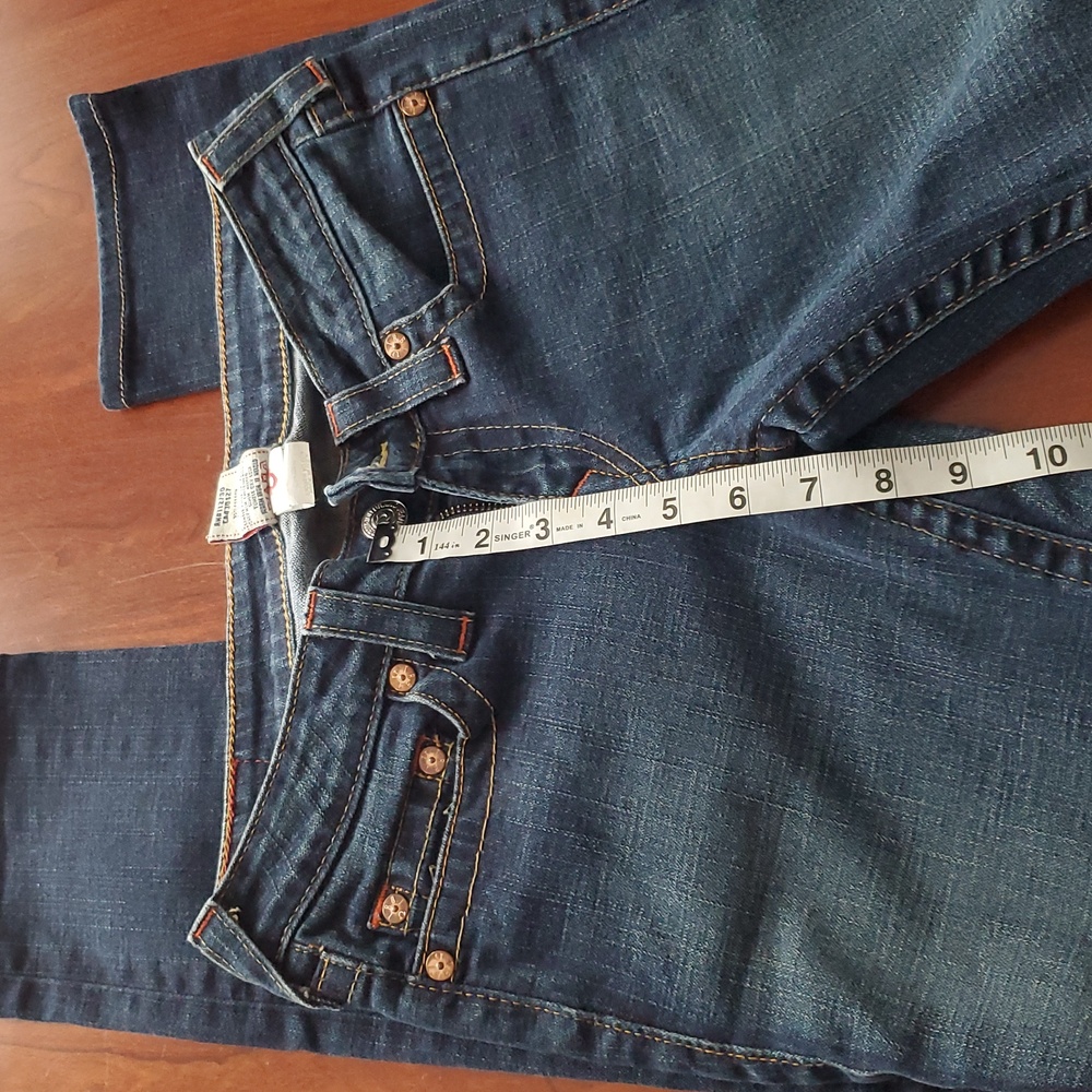 True Religion Dark Blue Jeans Size 28 - Picture 5 of 9